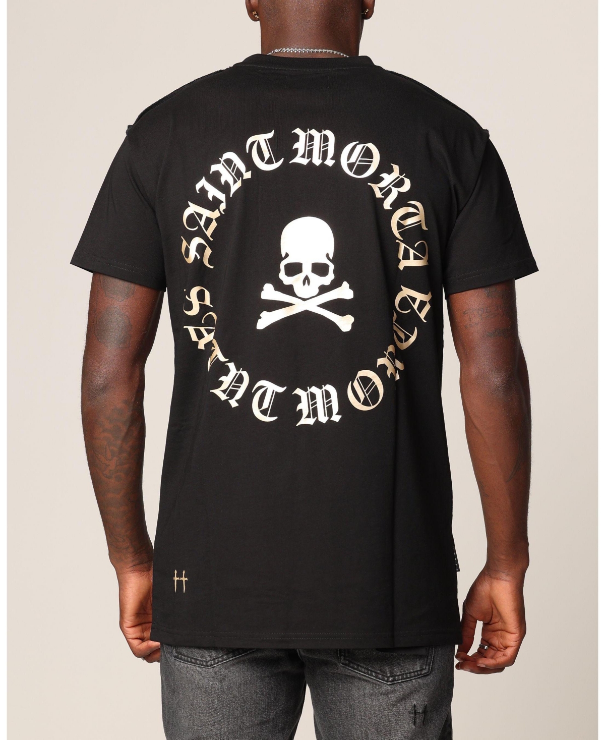 Saint Morta Men's Ceremonies Lafayette T-Shirt Black/Gold