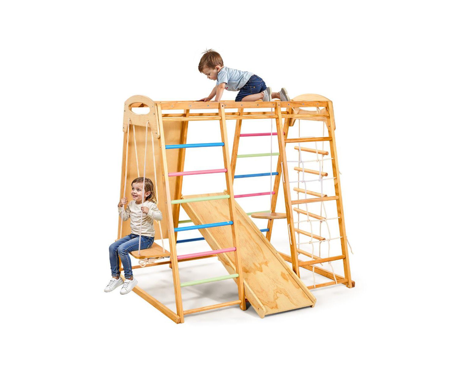 Toddler 9-in-1 Montessori Indoor Jungle Gym