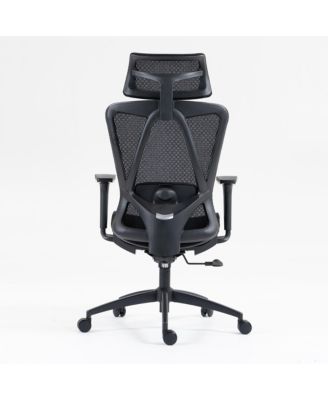 Ergonomic Mesh Office Chair, High Back Desk Chair with 3D Armrests, Up&Down Lumbar Support, Swivel Computer Task Chair