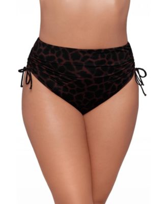 Women's S3 Smoothing Cinch Adjustable High-Waist Swimsuit Bikini Bottoms