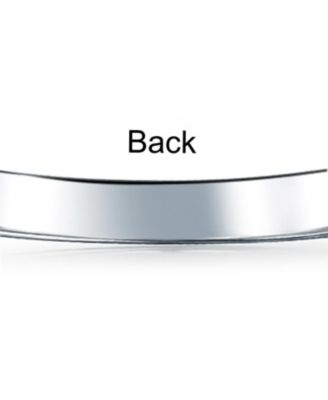 ID Identification Bracelet 6.5 MM Figaro Chain Link .925 Sterling Silver Made In Italy