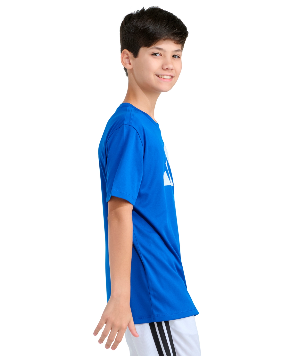 adidas Boys' 8-20 Graphic Print Crewneck T-Shirt