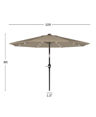 10-Foot Outdoor Patio Umbrella, Sand