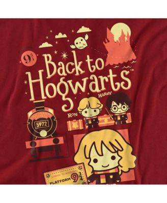 Men's Back To Hogwarts Platform 9 34 Chibis T Shirt