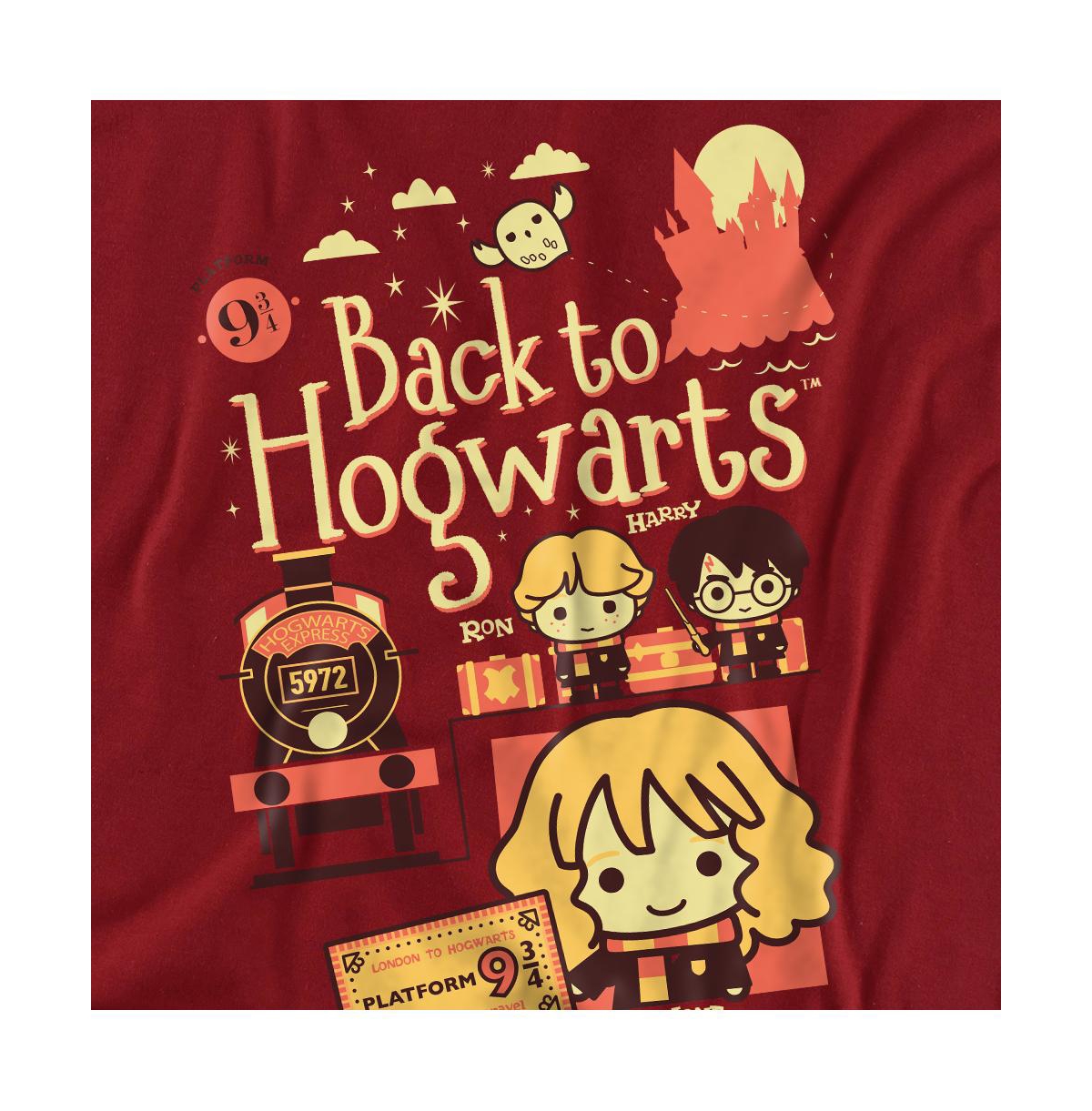 Harry Potter Men's Back To Hogwarts Platform 9 34 Chibis T Shirt