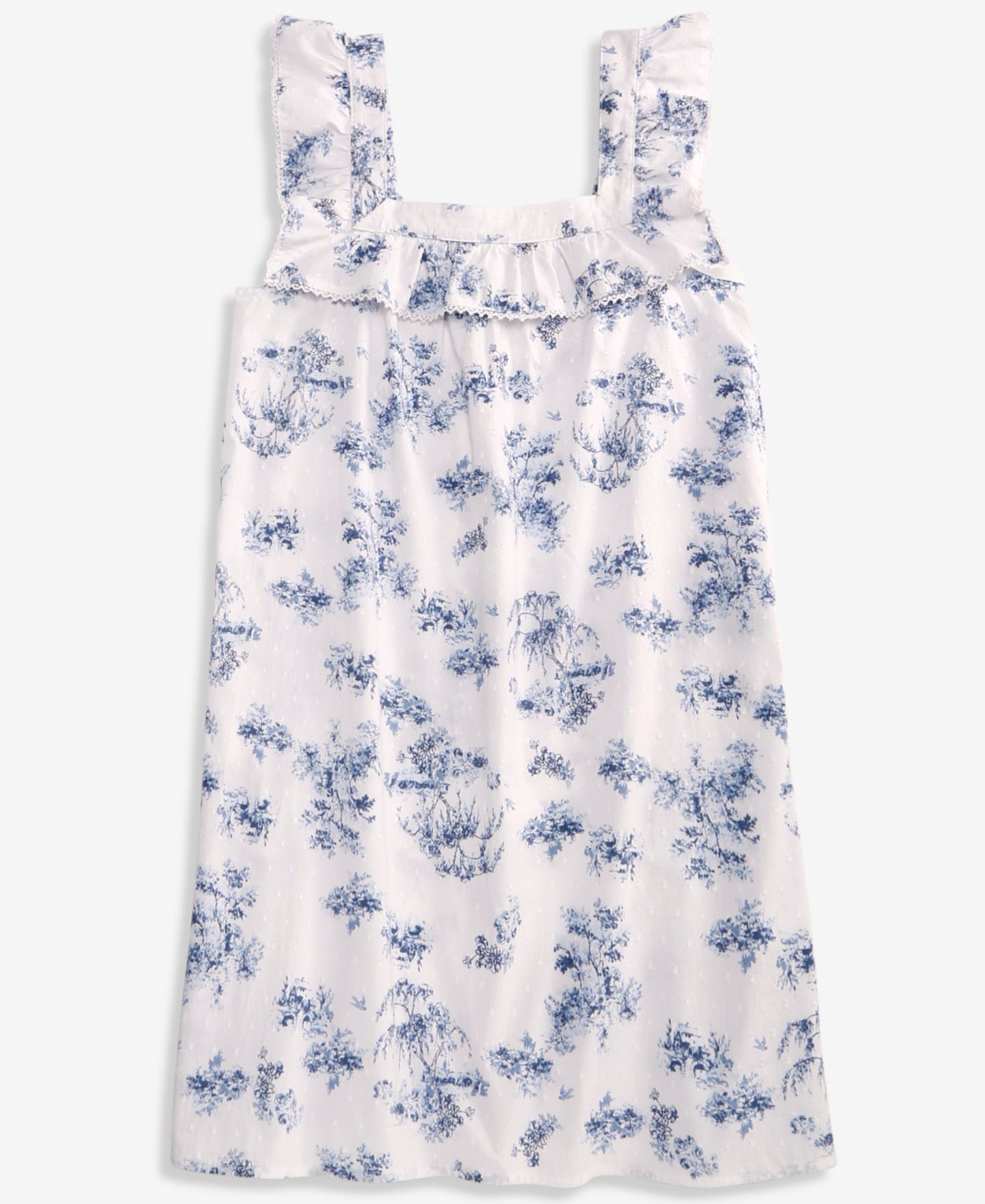 Сорочка Dot, хлопок — Charter Club, цвет: English Toile — фото 6
