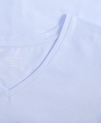 Women's Solid V-Neck Short-Sleeve Sleepwear Top