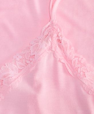 Women's Lace-Trim Knit Nightgown