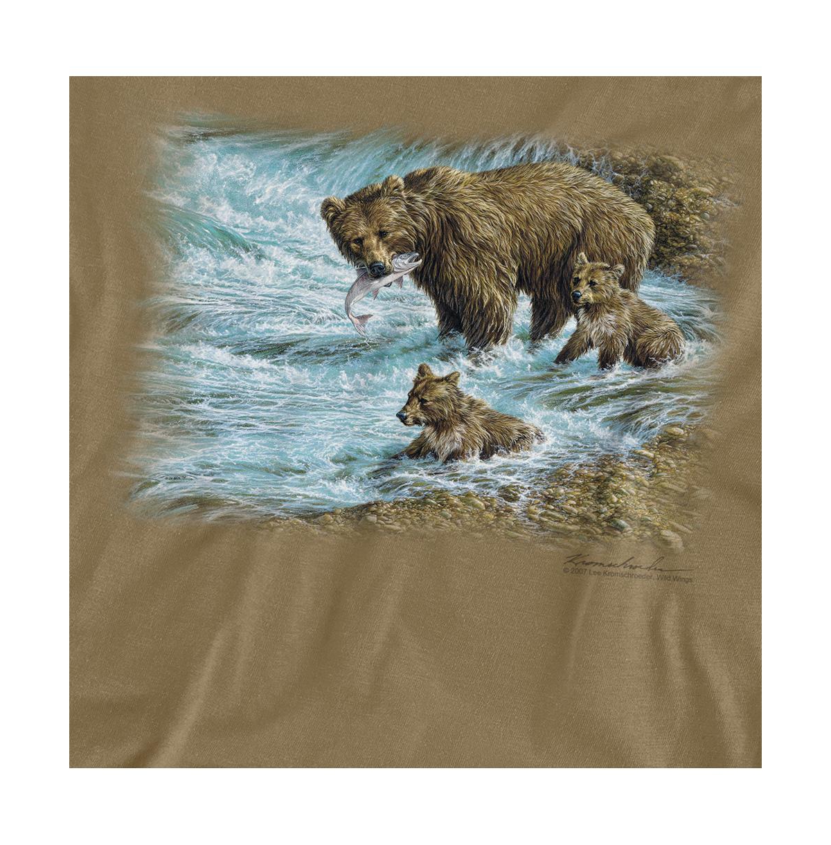 Wild Wings Men's Wildlife Alaskan Bear T Shirt