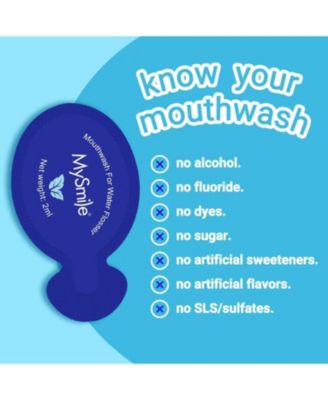 LP221 Cordless UVC Sterilizable Water Flosser with 30 Concentrate Mouthwash Pods Bundle