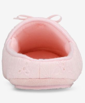 Women's Eyelet Round Toe Slippers