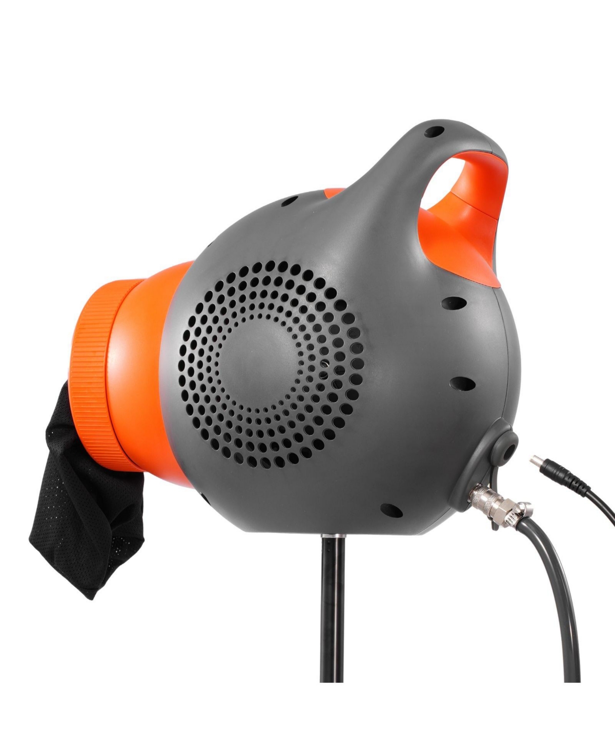 Mecale 115W Party Foam Machine, Portable Foam Cannon with Tripod Stand, Powerful Foam Maker for Backyard, Pool & Outdoor Events, Grey/Orange