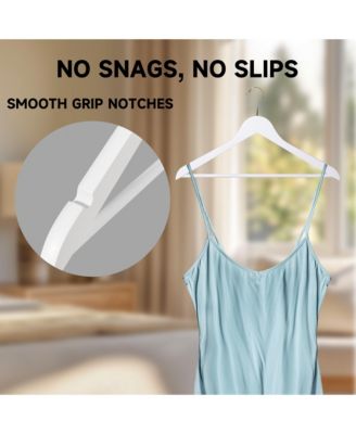 12-Pack Premium Wooden Suit Hangers with Non-Slip Pant Bar, Heavy Duty Solid Wood Coat Hangers for Jackets, Shirts, Dresses, Trousers