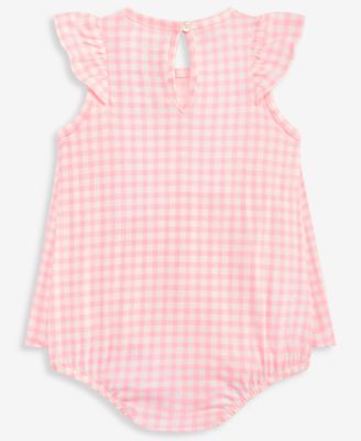 Baby Girls' Pretty Gingham Sunsuit