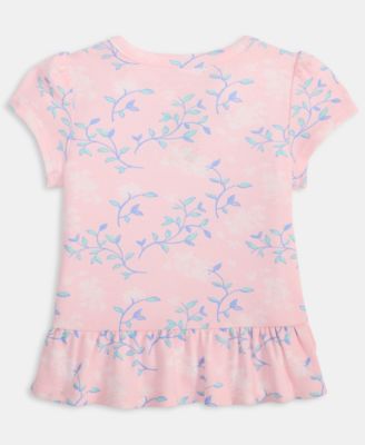 Toddler Girls' 2T-4T Mix and Match Countryside Floral-Print Peplum T-Shirt