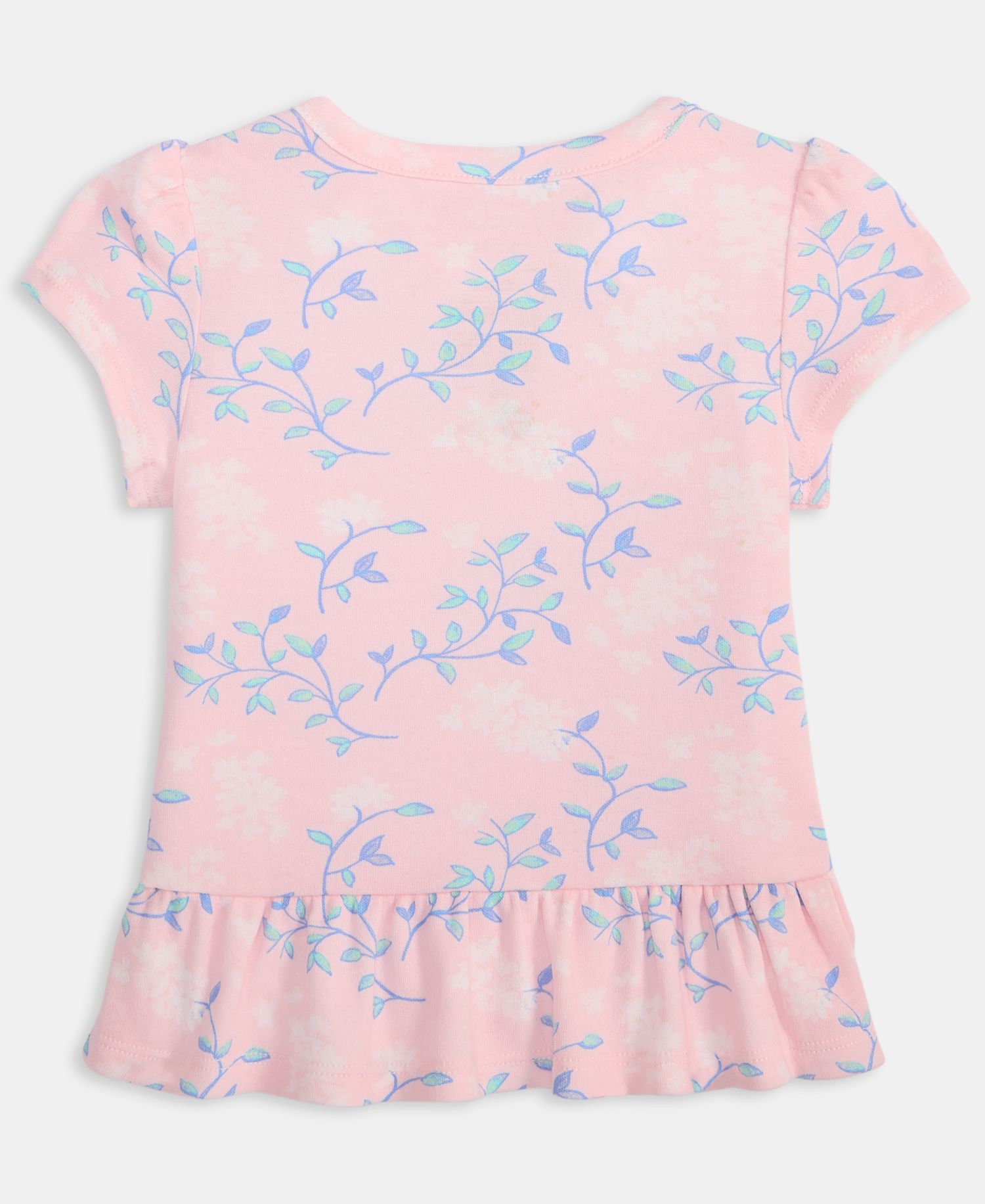 Baby Girls' 3M-24M Mix and Match Countryside Floral-Print Peplum T-Shirt