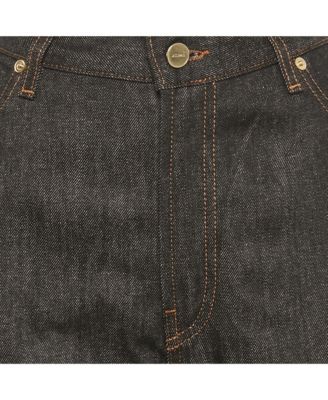 Women's Navy Blue Denim Straight Fit La Montagne Jeans