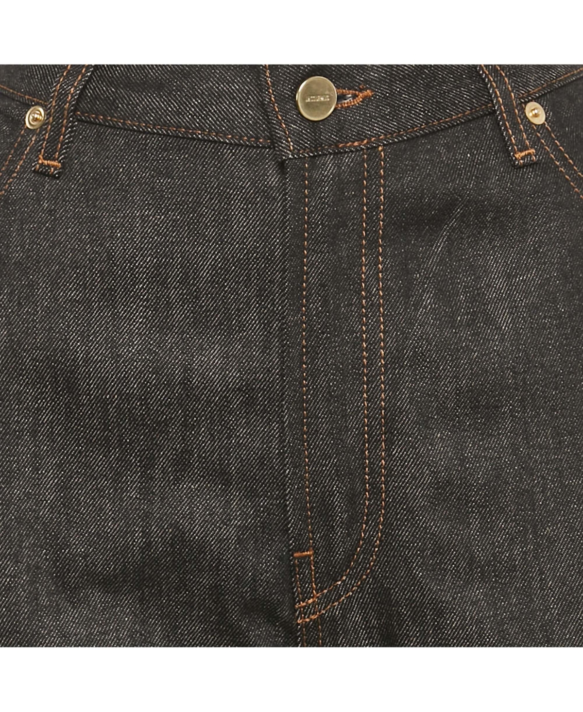 Pre-Owned Jacquemus Women's Navy Blue Denim Straight Fit La Montagne Jeans