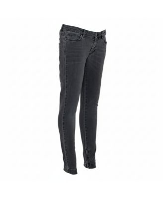 Women's Grey Light Washed Slim Fit Jeans
