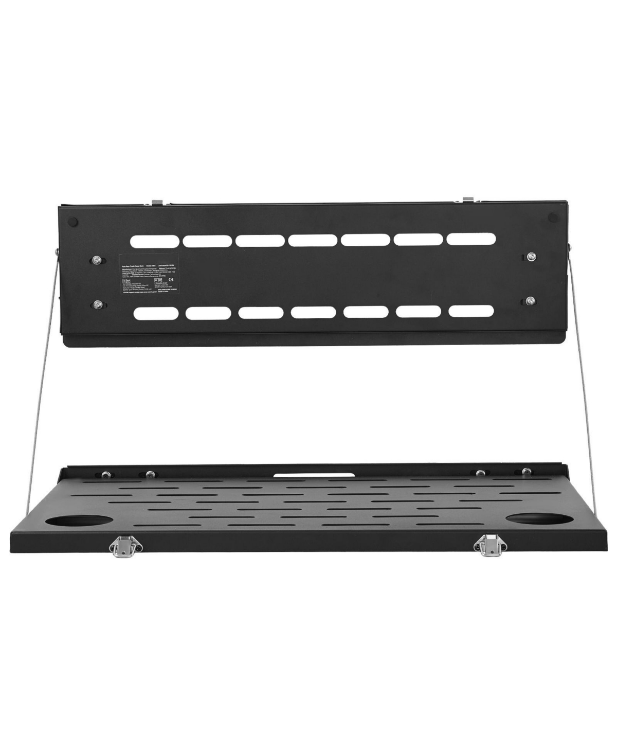 Mecale Tailgate Drop Down Table for 2021-2025 Ford Bronco, Carbon Steel Foldable Molle Panel, 88 lbs Load Capacity