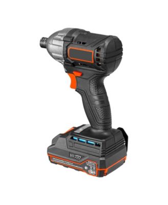 20V Brushless 1/4" Impact Driver Kit, 2800 RPM Max, Battery & Charger, 20 Bits, LED Work Light, Cordless Impact Driver