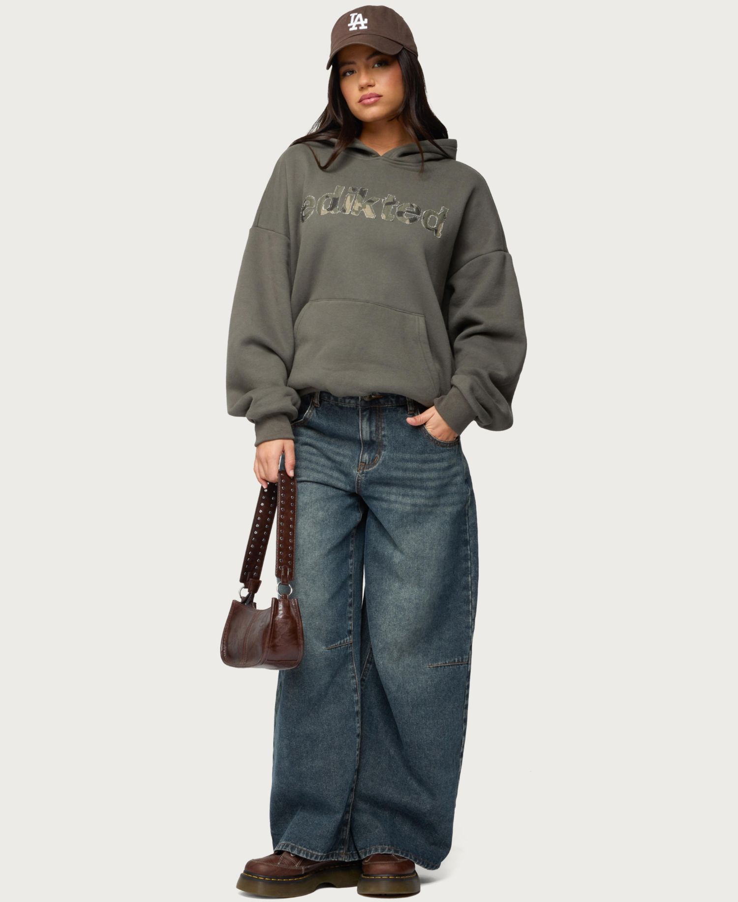 Женская камуфляжная толстовка Cutie Oversize с капюшоном