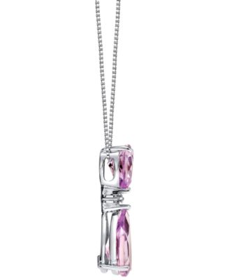 Amethyst (4-3/8 ct. t.w.) & Diamond Accent Pendant Necklace in Sterling Silver