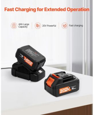 20V Brushless Cordless SDS-Plus Rotary Hammer Drill, 1" Capacity, 4 Functions, 1200 RPM, 5300 BPM, Battery & Charger Included