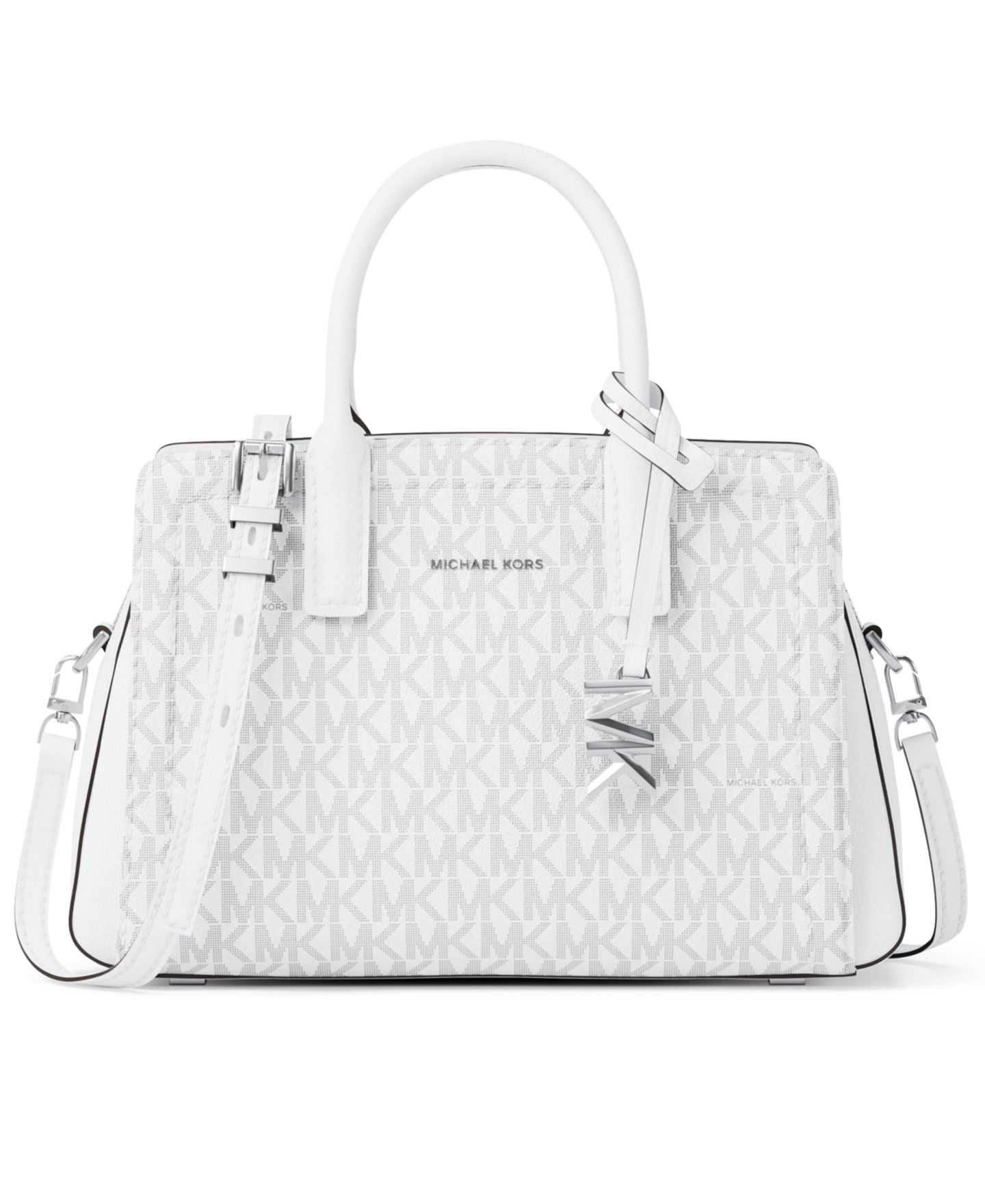 Женская сумка Michael Kors Laila Extra Small Signature Logo Crossbody, цвет: Оптический — фото 1