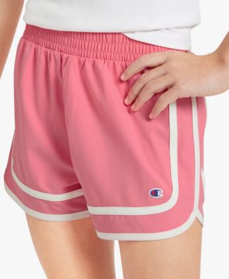 Girls' 7-16 Two-Tone Varsity Pull-On Shorts
