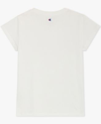 Girls' 7-16 Crewneck Rainbow Logo Graphic T-Shirt