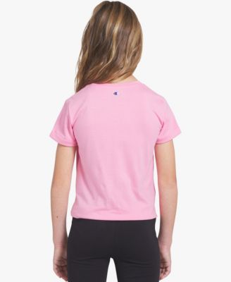 Girls' 7-16 Tie-Front Crewneck T-Shirt
