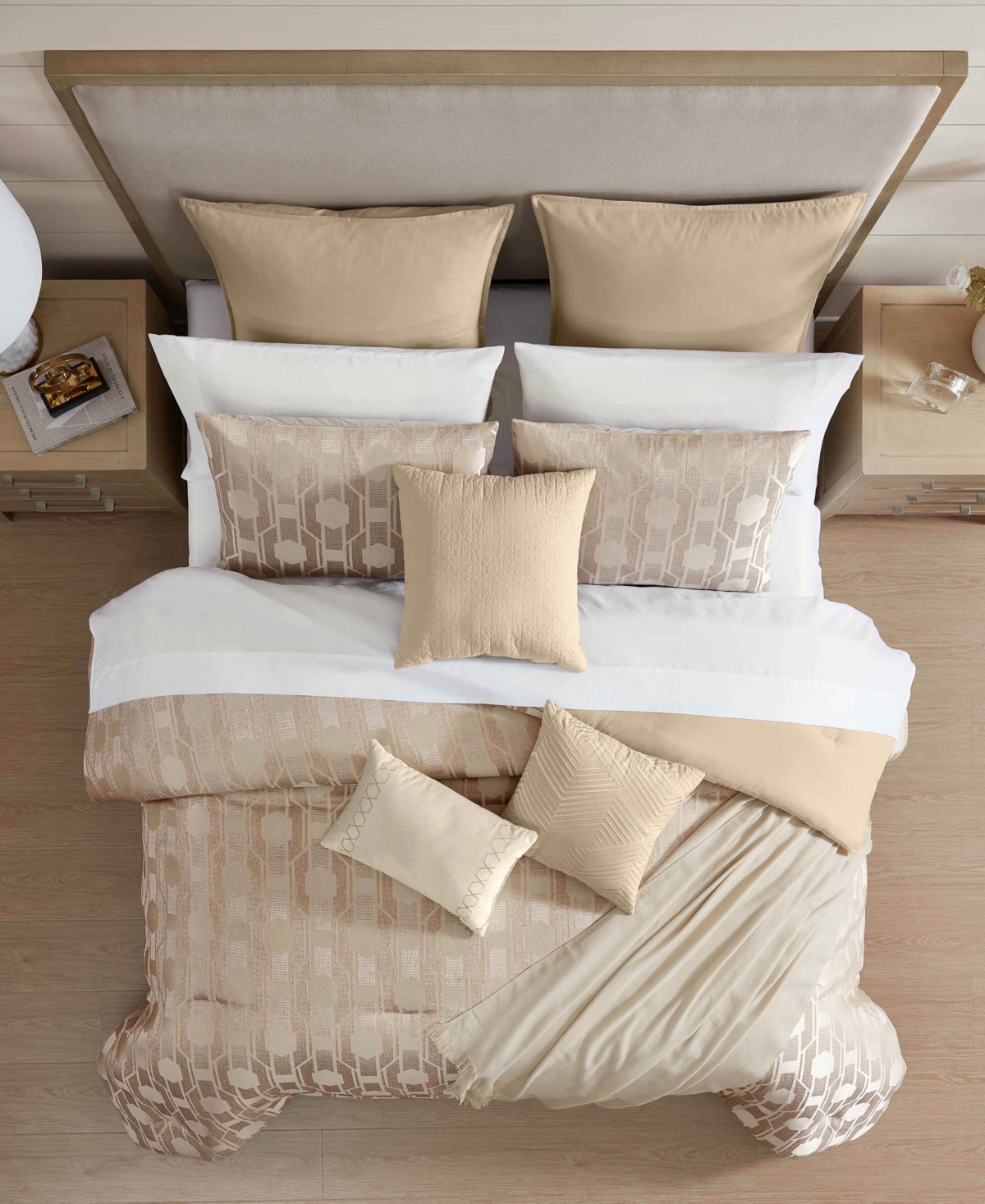 Macy's Wade Geometric 14-Pc. Comforter Set