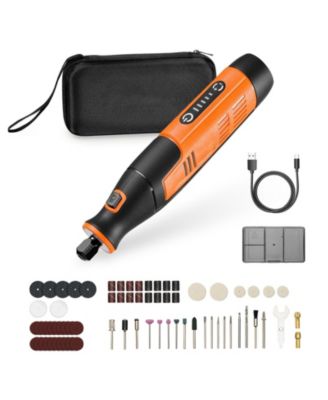 73-Piece Cordless Rotary Tool Kit, DC4V Mini Rotary Tool, 5 Speeds 7000–20000 RPM, Multi-Purpose DIY Tool Set