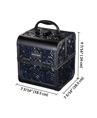 Makeup Train Case Kit with Cube Case Cosmetic Organizer 