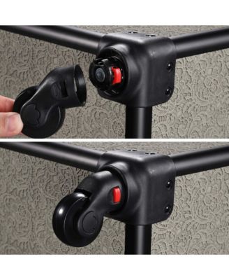 Makeup Train Case Trolley w/ Cube Case Cosmetic Organizer Gray