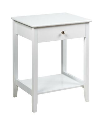 Wooden Nightstand  End Table Storage Display