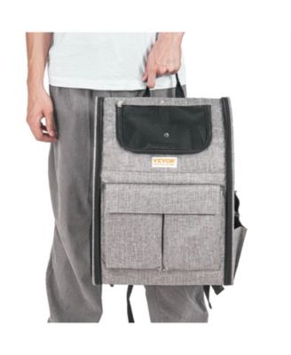 Cat Travel Carrier with Removable Wheels for Under 18LBS