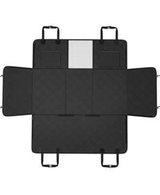 Dog Car Seat Extender | Hard-Bottom Hammock Bed, Mesh Window, 350 lb Support