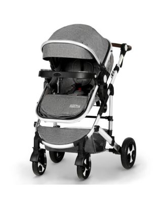 Meno V 3-in-1 Reversible Baby Stroller with Detachable Tray, Adjustable Canopy and Suspension Wheels