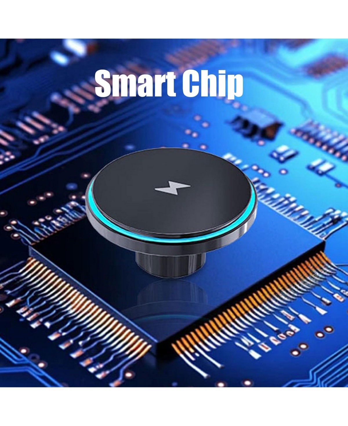 Risokeys Car Charger, Hands-free Car Phone Holder Charger, Wireless Charger Car Mount for Air Vent, Compatible with iPhone 16/15/14