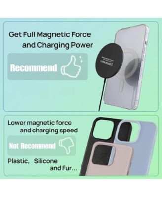 15W Max Fast Wireless Charging Pad, Magsafe Wireless Charger Compatible with iPhone 16/16Pro /16 Pro Max/iPhone 15/15Pro/15 Plus (black)