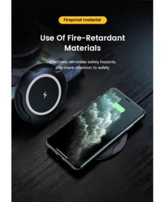 Maximum 15W wireless charger, compatible with smartphones and headphones, provides fast charging for mobile phones Apple Huawei phones