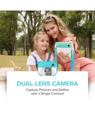 Camera Insta 2 Bundle Set -  Instant Print Camera with Thermal Paper Refills