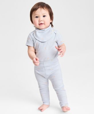 Baby Boys' Traffic Patrol Cotton Bodysuits Set & Traffic Patrol Cotton Pants Set