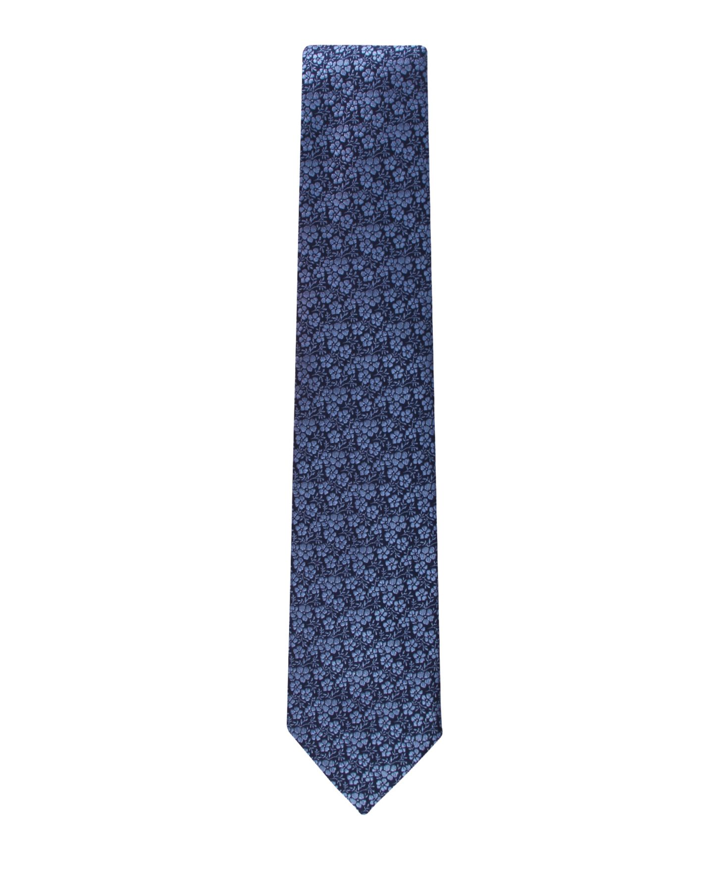Мужской галстук Tommy Hilfiger Bartelt Floral Pattern Tie, цвет: Тёмно-синий — фото 2