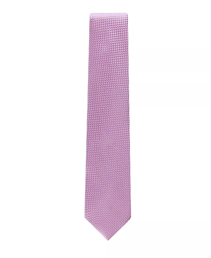 Men's Hans Micro Geometric Motif Pattern Tie - thumbnail 2