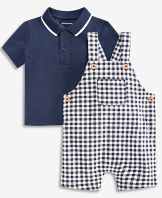 Baby Boys' Polo Shirt & Shortall, 2-Piece Set