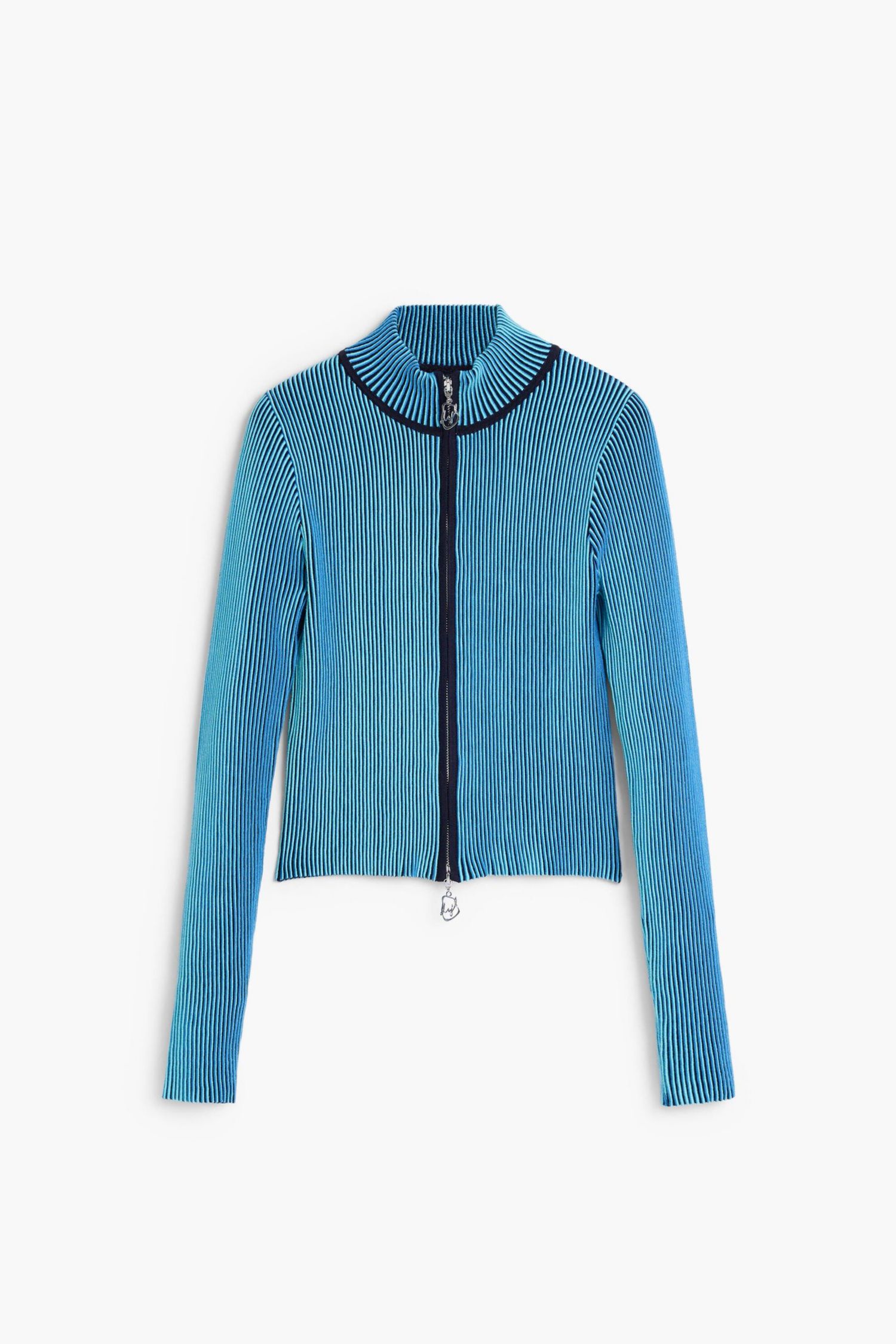 Women's High Neck Zipper Sweater