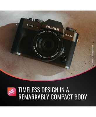 X-T30 III Mirrorless Camera with XC 13-33mm Lens, Charcoal Silver